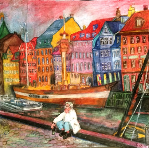 "Ensomhed i Nyhavn."