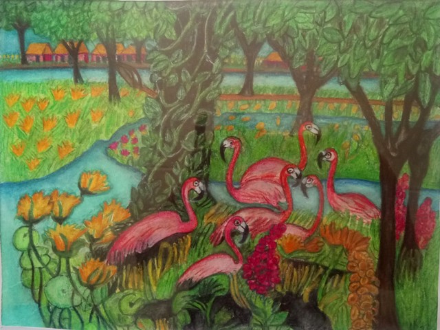 "Pink flamingoer".
