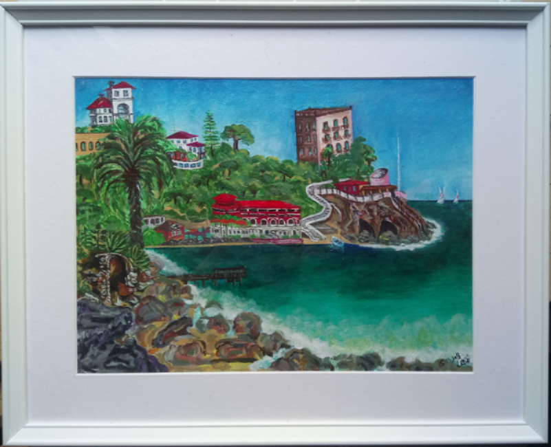 "Udsigt over Monte-Carlo beach Hotel. Monaco"