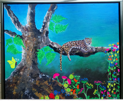 "Leopard på et træ"